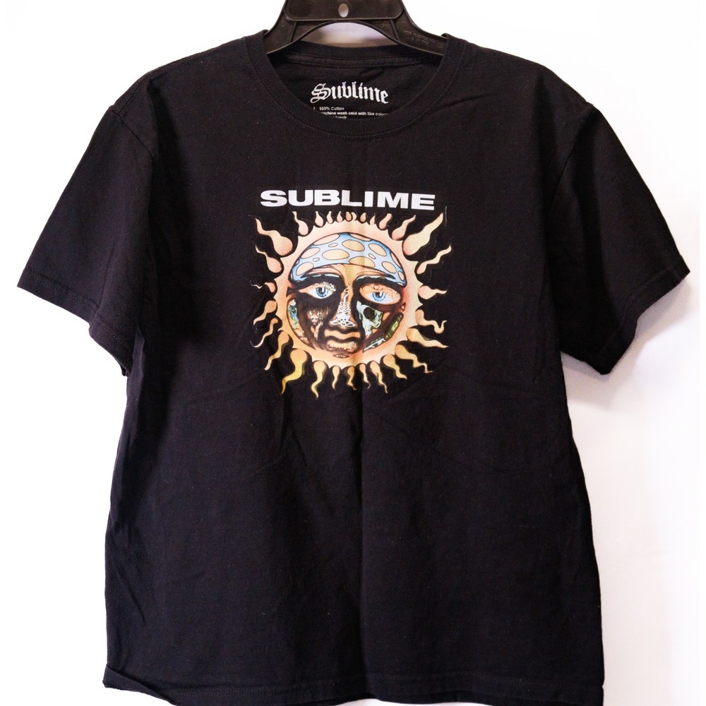 Sublime T-Shirt Size 13/14 Black Ska Punk Band 90s Gwen Stafani Concert Santeria
